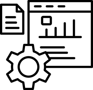 Performans. Web simgesi vektör illüstrasyonu