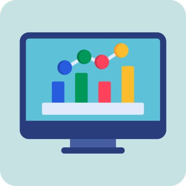 Bilgisayar. Web simgesi vektör illüstrasyonu