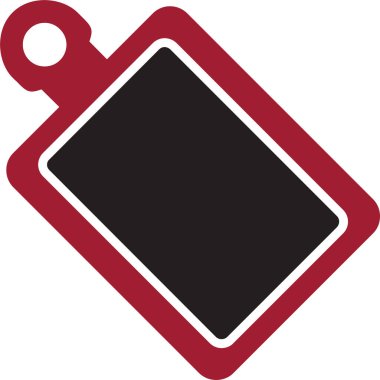 Kesme tahtası. vektör simgesi modern simgesi