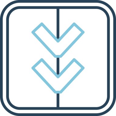 Oklar. Web simgesi basit illüstrasyon