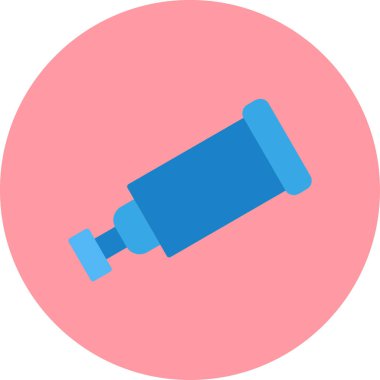 teleskop simgesi vektör illüstrasyonu