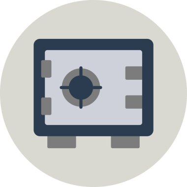 güvenli simge vektör illüstrasyonu 