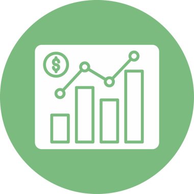 Piyasa. Web simgesi basit illüstrasyon