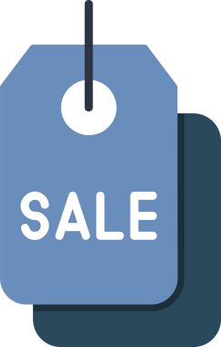 satış etiketi simgesi, vektör illüstrasyonu basit tasarım