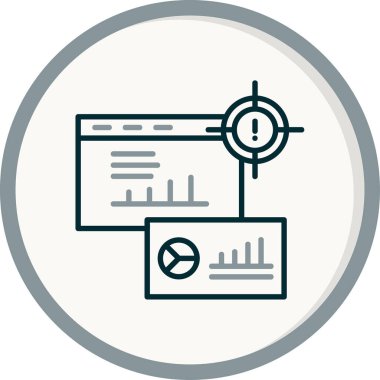 İş Problemi simgesinin vektör illüstrasyonu