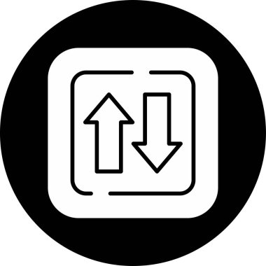 İki Yol İşareti. Web simgesi basit illüstrasyon