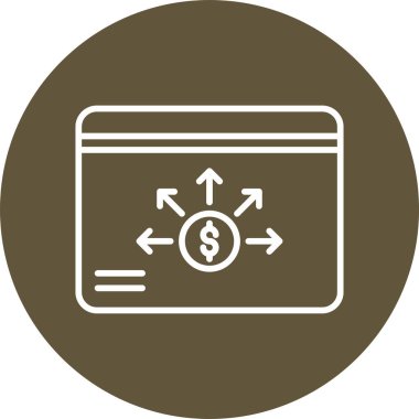 Özet biçiminde basit Gider simgesi