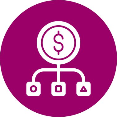 Varlıklar web simgesi vektör çizimi