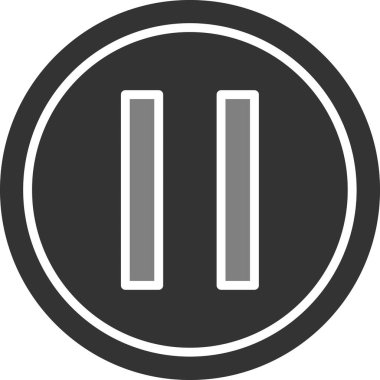 Paralel ağ simgesi, vektör illüstrasyonu