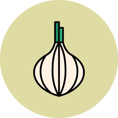 Soğan yemeği sebze ikonu