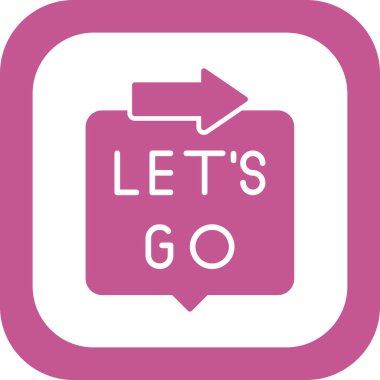 Hadi gidip ok ikonu vektör illüstrasyonunu yapalım