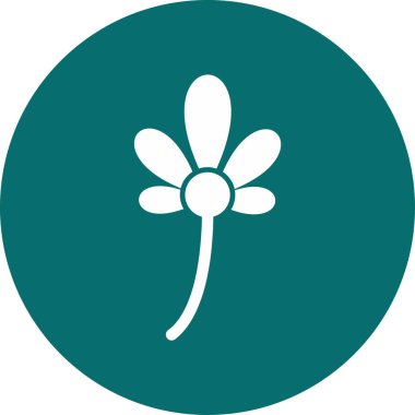 Barış zambağı. Web simgesi basit illüstrasyon