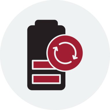 Basit Yenileme simgesi, illüstrasyon tasarımı