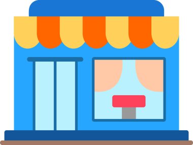 Bistro. Basit bir çizim. Ağ simgesi, logo