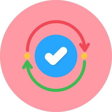 Subsequence modern simgesinin vektör illüstrasyonu