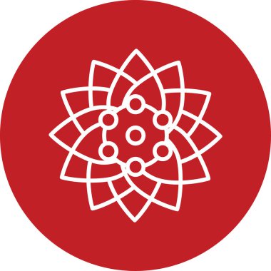 Meksika Aster çiçek vektör illüstrasyonu 