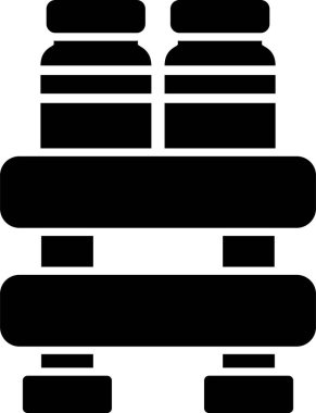 Kutu. Web simgesi basit illüstrasyon