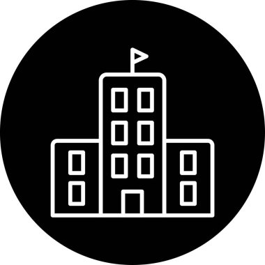 Basit vektör oluşturma illüstrasyonu, simge