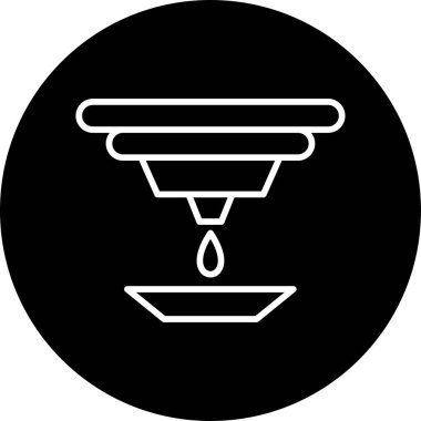 Mürekkep. Web simgesi basit illüstrasyon