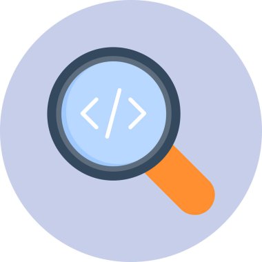 Basit analiz simgesi. vektör illüstrasyonu