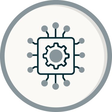 Dijital simge. Web tasarımı için özet çizim vektörü