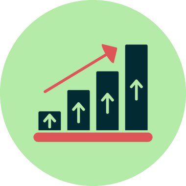 Gelişme kariyeri. Web simgesi basit illüstrasyon