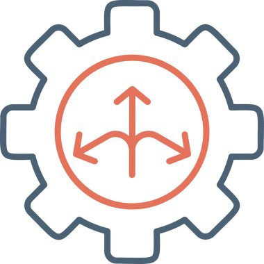 Esnek. Web simgesi basit illüstrasyon