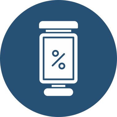 Açık hava reklam afişi Mupi 'nin basit vektör çizimi 