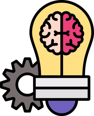 Basit İcat simgesi vektör illüstrasyonu