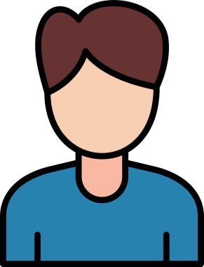 Çalışan. Web simgesi basit illüstrasyon