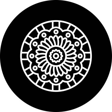 İyileşmek için simetrik mandalanın basit çizimi