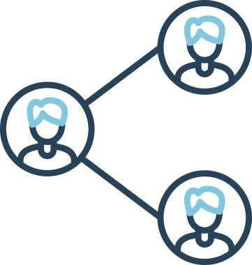 Takım çalışması. Web simgesi basit illüstrasyon