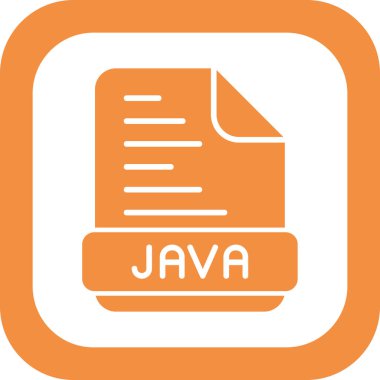 Java programlama kodu vektör illüstrasyonu 