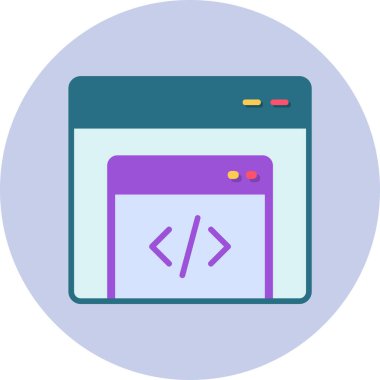Gelişme. Web simgesi basit illüstrasyon