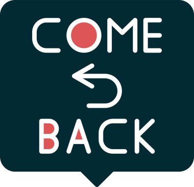 Geri Dön Simge Vektör Resimleri Beyaz Arkaplanda İzole Edildi