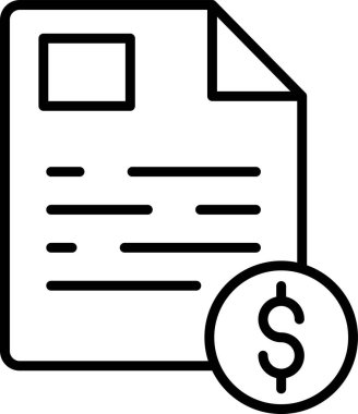 Mali Rapor web simgesi, vektör illüstrasyonu