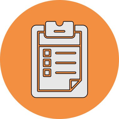 Görevler. Web simgesi basit illüstrasyon