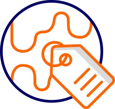 Fiyat etiketi vektör illüstrasyonu 