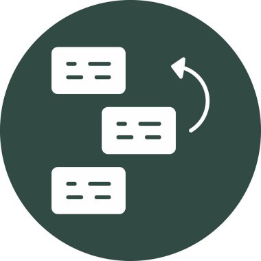 Basamaklar. Web simgesi basit illüstrasyon