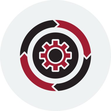 Pasta grafiği vektör illüstrasyonu