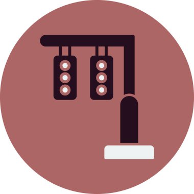Trafik Işıkları Web simgesi çizimi