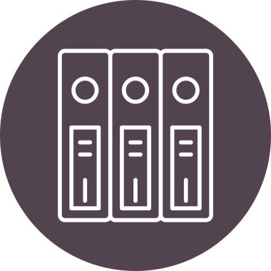 Klasörler. Web simgesi basit illüstrasyon