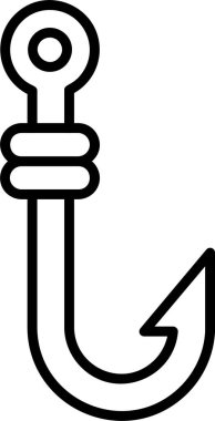 Web simge vektör çizim kanca