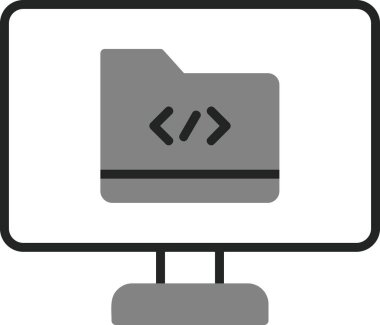 Değerli belgeli dizinin basit vektör görüntüsü