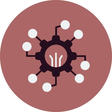 Dijital simge. Web tasarımı için özet çizim vektörü