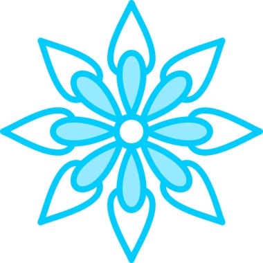 Çiçek. Web simgesi basit illüstrasyon 