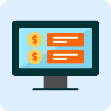 Fiyat web simgesi vektör illüstrasyonu