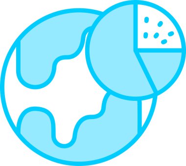 Veri tabloları ve görsel istatistiklerle kaplı dünya küresi küresel analitiği sembolize ediyor.