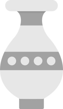 Vazo. Web simgesi basit illüstrasyon