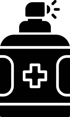 Sprey ağ ikonu vektör illüstrasyonu